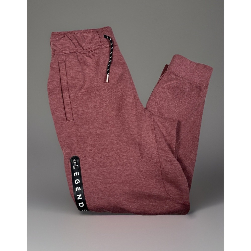 Legends Hawthorne Tech Jogger Men's L Red Gym Travel Athletic Performance Pants